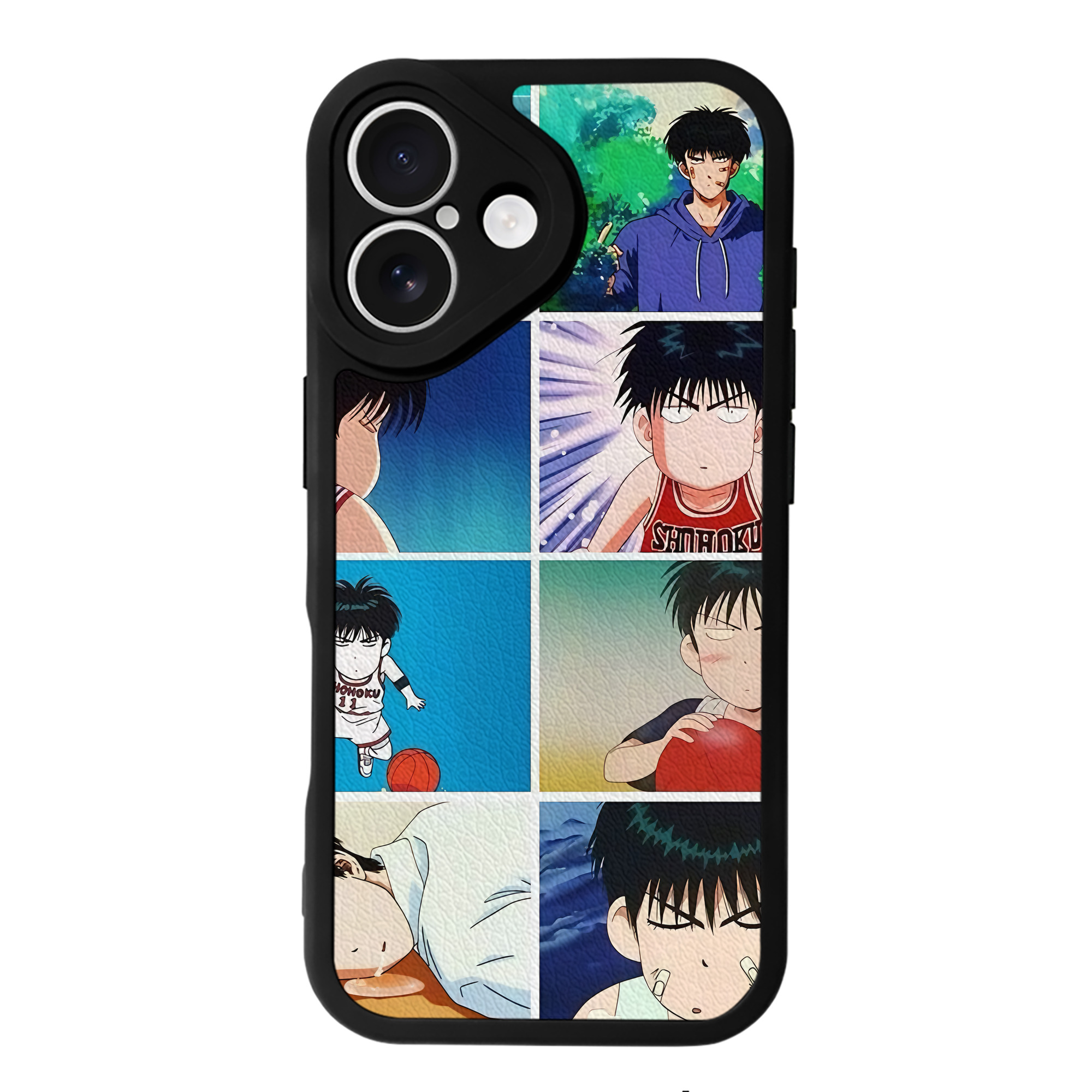 （画像用） SLAM DUNK／スラムダンク 【iPhone 16シリーズ対応】シリコンスマホケース（レザー調） 材質：シリコン